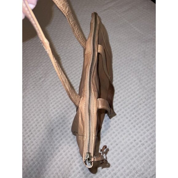 DAY & MOOD Flame Camel Leather Tote Bag Purse Pax Shopper 600026601 - Picture 7 of 12